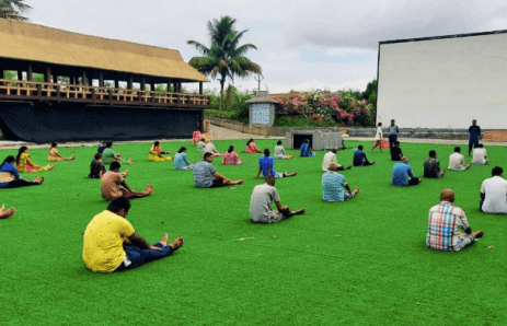 Nityanand Rehab Centre Yoga Class